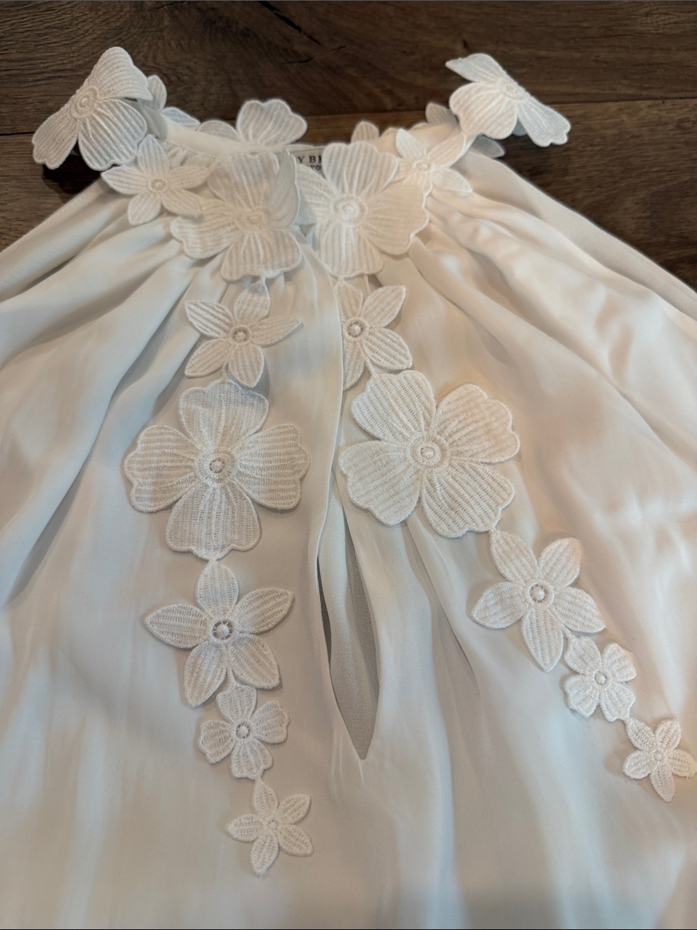 Ramy Brook Floral Appliqué Sleeveless Top - Picture 7 of 12